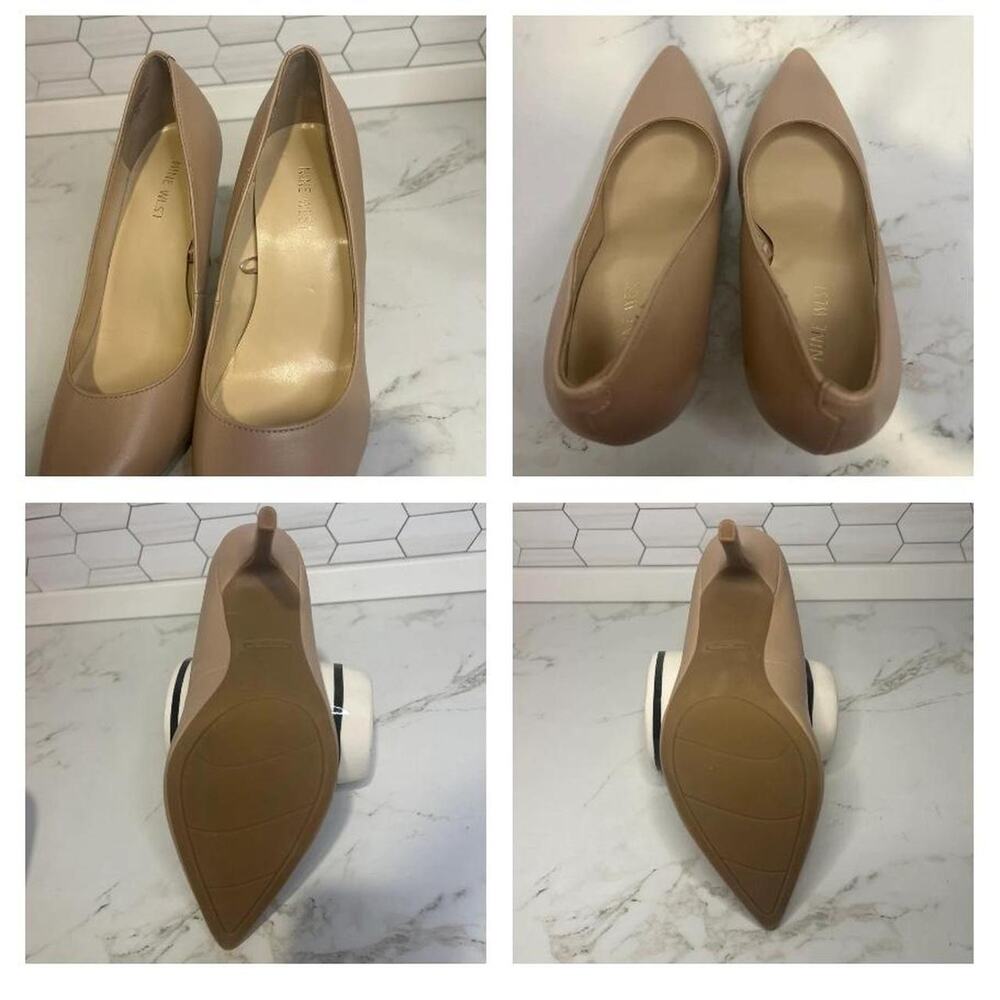 Nude Point Toe Pumps 8.5 Classic Office Heels Minimalist Neutral Timeless